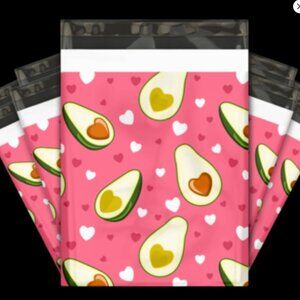 20 10x13 Avocado designer poly mailer